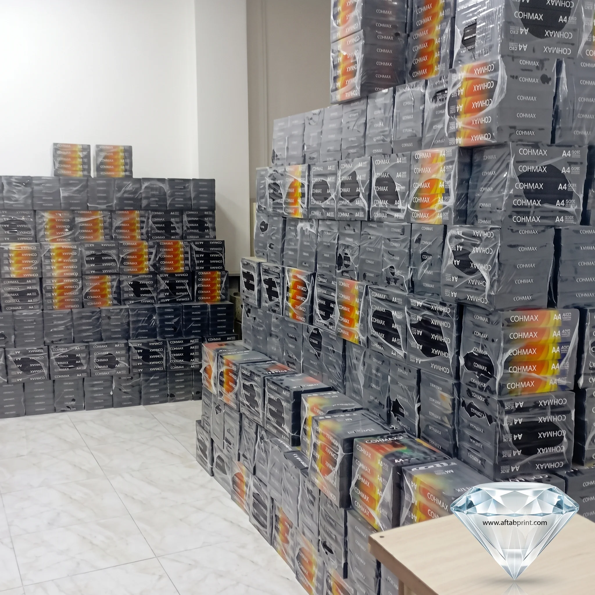بخشی از خرید کاغذ از کارخانه